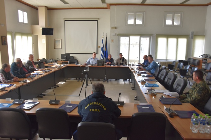 Συνεδρίασε το Συντονιστικό Τοπικό Όργανο Πολιτικής Προστασίας του Δήμου Ηρωικής Πόλεως Νάουσας ενόψει της αντιπυρικής περιόδου